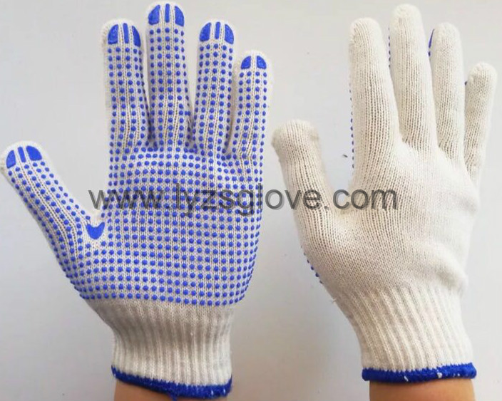 7 guage  PVC dotted gloves
