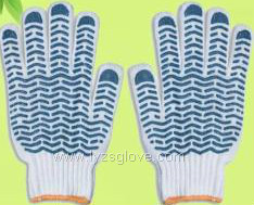7 guage  PVC dotted gloves