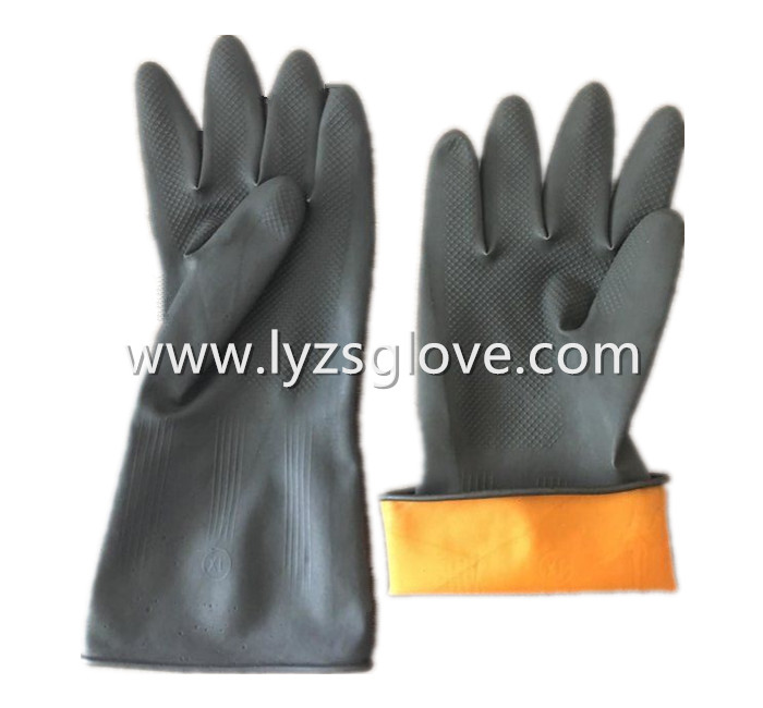 Sun brand black industry gloves