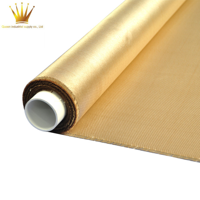 1mm golden color fiberglass cloth fabric welding blanket for shipyard