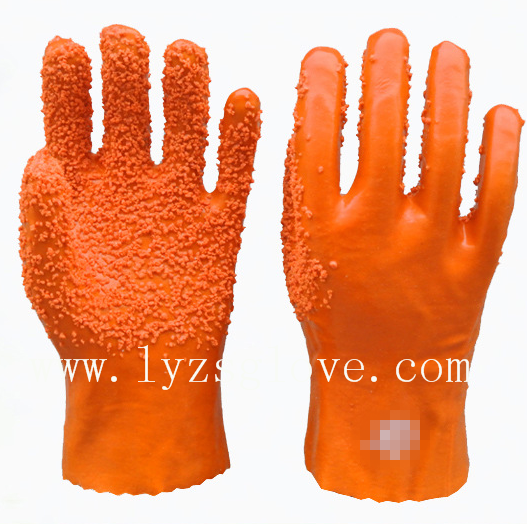 PVC-06Anti-slip pvc glove
