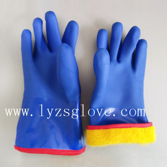 PVC-02Low temperature protection PVC coated keep warm glove