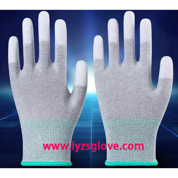 esd tipfip pu  coated glove